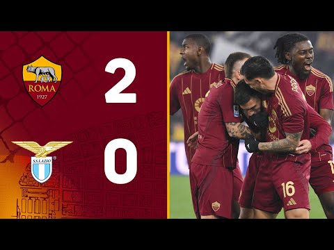 ROMA 2-0 LAZIO | SERIE A HIGHLIGHTS 2024-25