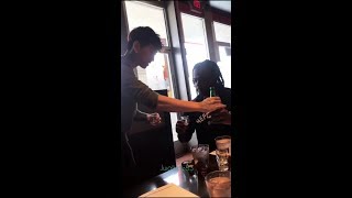 Jay Park teaching Dolce Drako how to drink Soju