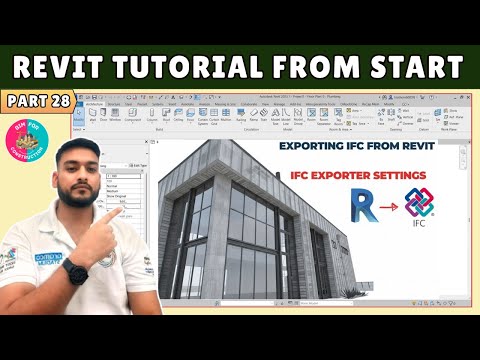 #28 Revit Tutorial: Export IFC files from Revit