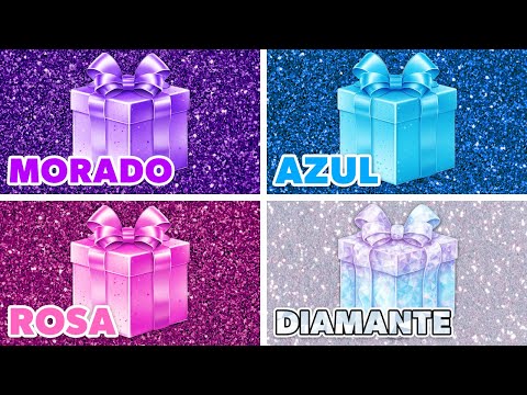 Choose a Gift from 4💎🎀💙💜Diamond, Blue, Pink or Purple?😍 Choose Your Gift
