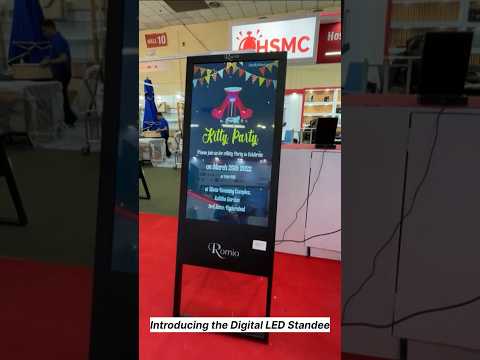 A Shape Digital Standee