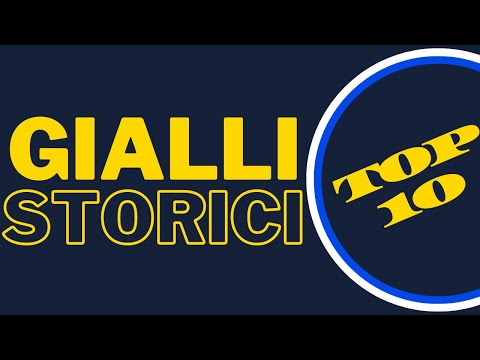 GIALLI STORICI - QUALI VI CONSIGLIO