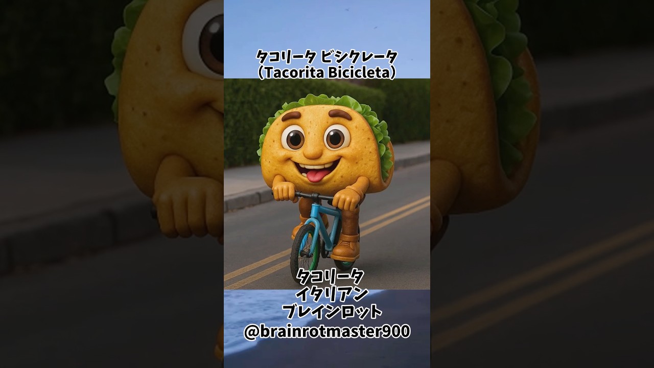 タコリータ italianbrainrot #イタリアンブレインロット  #italianbrainrot  #shortvideo