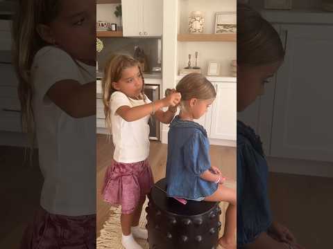 Look at this cool new hair trick I learned for my sister! 🩷 #hairstyle #hairinspo #hairideas