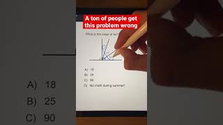 Missing Angles Geometry Problem | Tricky Math Question | JusticeTheTutor #maths #math #shorts