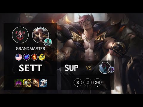 Sett Support vs Maokai - NA Grandmaster Patch 11.2