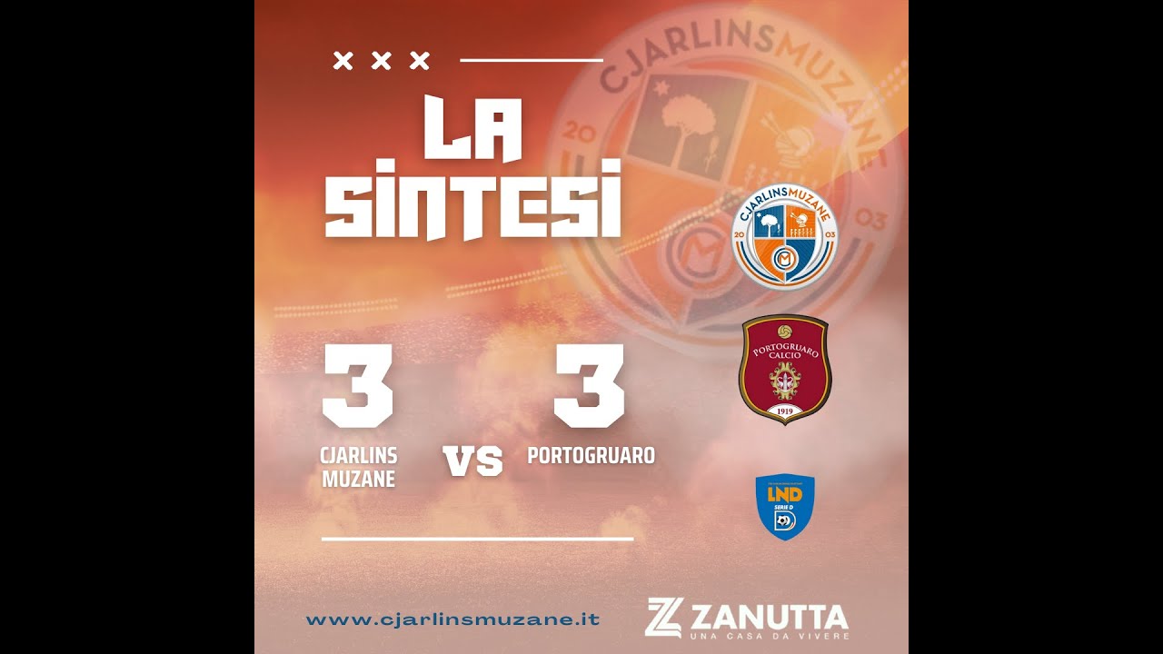 LA SINTESI DI CJARLINS MUZANE-PORTOGRUARO