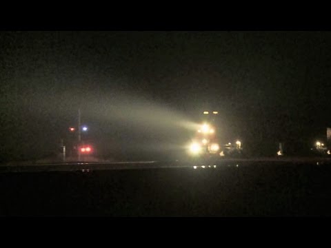 Level Crossing, Passenger Train & Freight Train (5/4/2012) - PoathTV Australian Trains