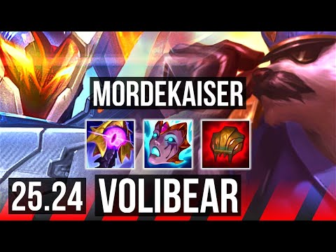 MORDEKAISER vs VOLIBEAR (TOP) | KR Diamond | 25.24