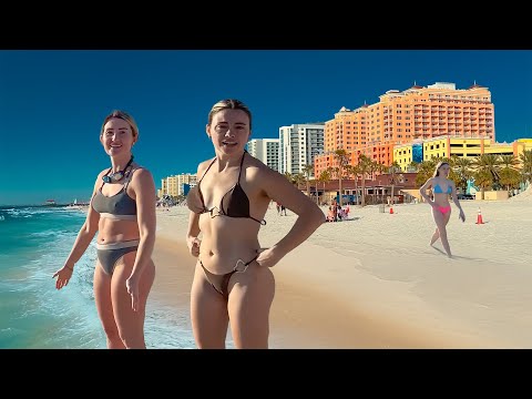 Clearwater Beach Florida 4K Walking Tour (February 1, 2025)