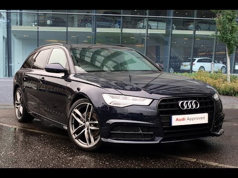 LB17XCT AUDI A6 AVANT TDI ULTRA S LINE BLACK EDITION BLUE 2017, West London Audi
