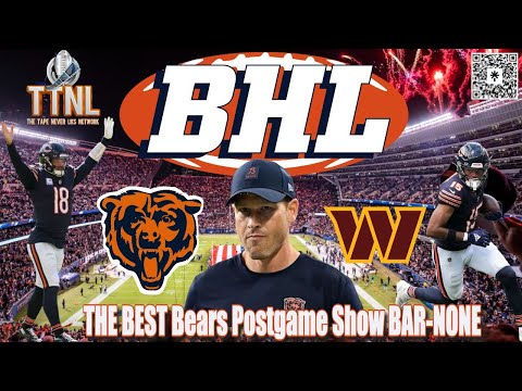 Chicago Bears vs. Washington Commanders Wk.6 MONDAY NIGHT FOOTBALL | TTNL Network Bears Hour Live