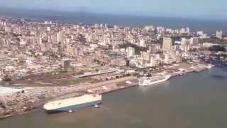 preview picture of video 'Aterragem de voo da LAM em Maputo - Moçambique'