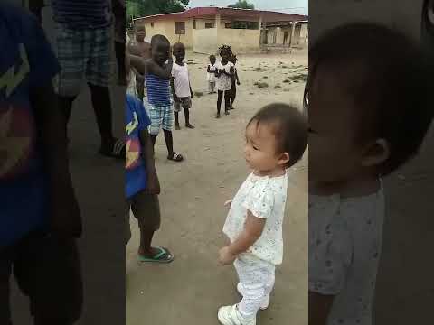black kids met white kid first time🥰😱#funny #viral #video