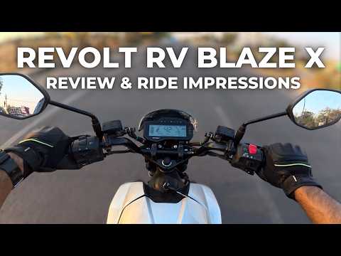 Revolt RV BlazeX Electric Motorcycle Review | Ride Impressions | Motorxone