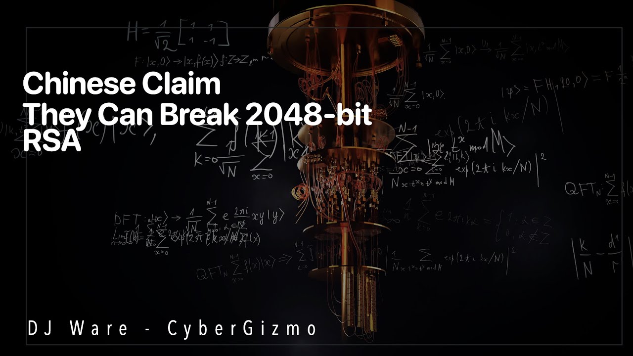 Chinese Claim they Can Break 2048-bit RSA