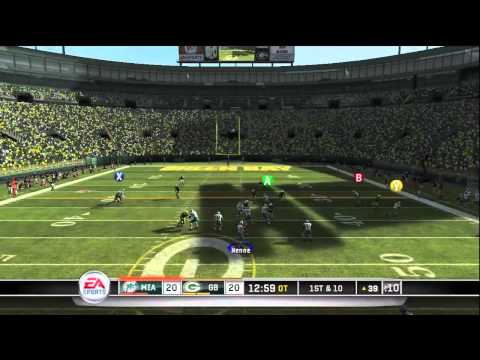 Madden 11 Moments Live: Week 6 Dolphins vs Packers