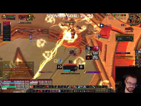 🔶🔵🔶 Soloing Last 35% of Hyrja - Tyrannical +19 Necrotic - Blood DK