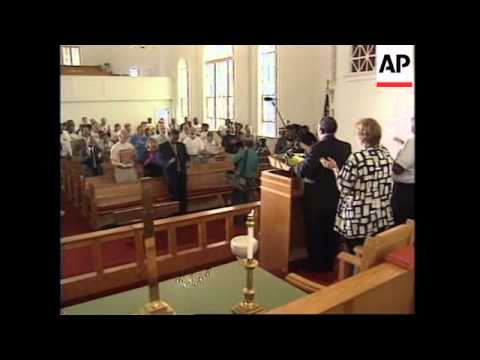USA: ATLANTA: PRAYER VIGILS HELD FOR VICTIMS OF OLYMPIC PARK BOMB