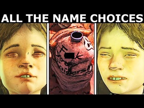 All The Name Options For Willy's Bomb - Alternative Choices - The Walking Dead Final Season 4 Ep. 3