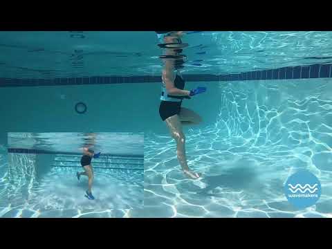 Aqua Yoga and Cardio Intervals HIYO #1. WARRIOR III and TREE POSE for shallow and deep water