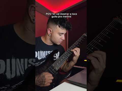 Quando vc vai mostrar aquele solo difícil… - #guitarra