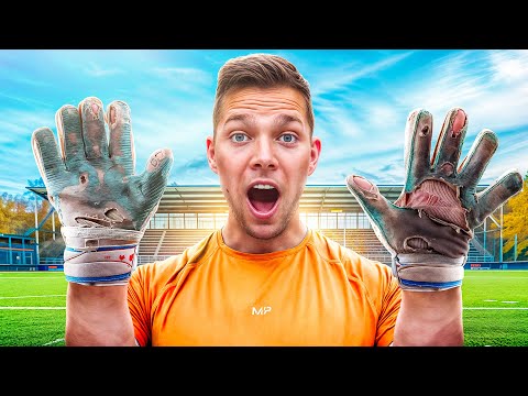 I Played a Match in the Oldest Goalkeeper Gloves