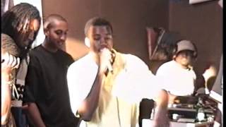 Kanye West, Al Tariq, Butter Lee & Black Attack @ Fat Beats Aug 96 (Extended Clip)