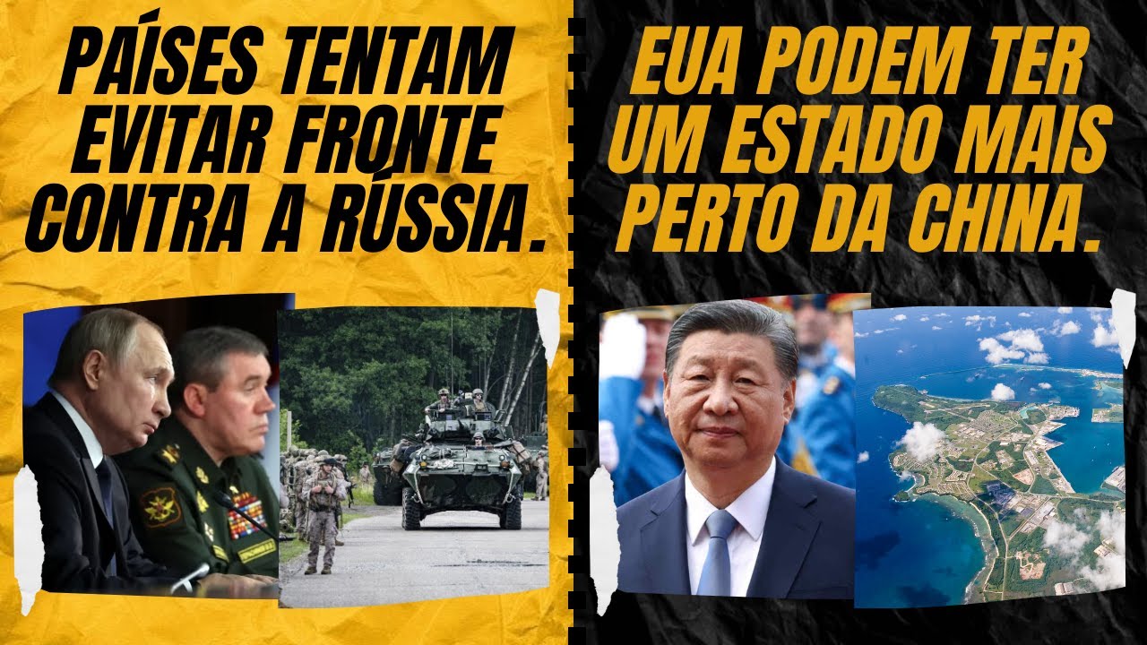 Countries try to avoid front against Russia. / USA may have a state closer to China.