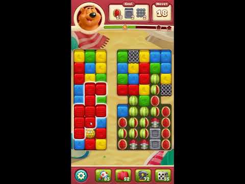 Toon Blast Level 3077 - NO BOOSTERS 🐻🐺🐱 | SKILLGAMING ✔️