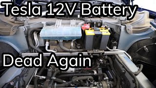 Tesla 12V Battery Dead Again