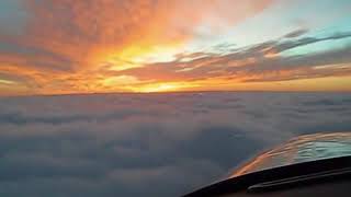preview picture of video 'Sunset over Wisonsin at 8000ft'