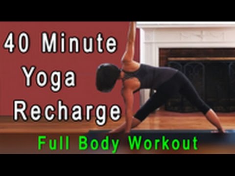 Yoga workout ▶ 40 minute yoga flow daily recharge Video