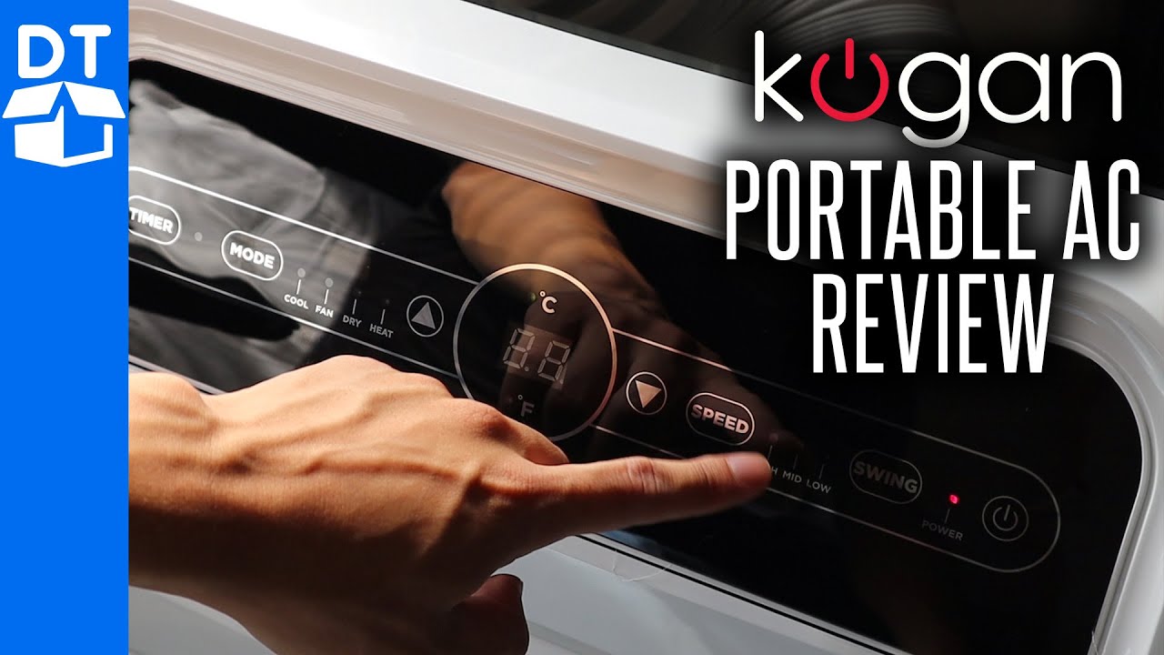 Watch video Kogan 14000 BTU Portable Air Conditioner Review & Unboxing (2019) Now Kogan 14000 BTU Portable Air Conditioner Review & Unboxing (2019)