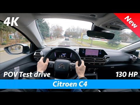 Citroen C4 2021 Shine - POV Test drive in 4K | PureTech 130 HP