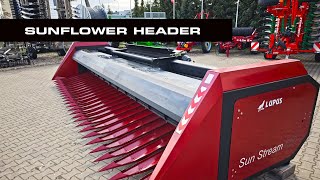 Sorfüggetlen napraforgó adapter SUN STREAM 650 (6, 5 m) – Megbízható,  sorfüggetlen fejléc