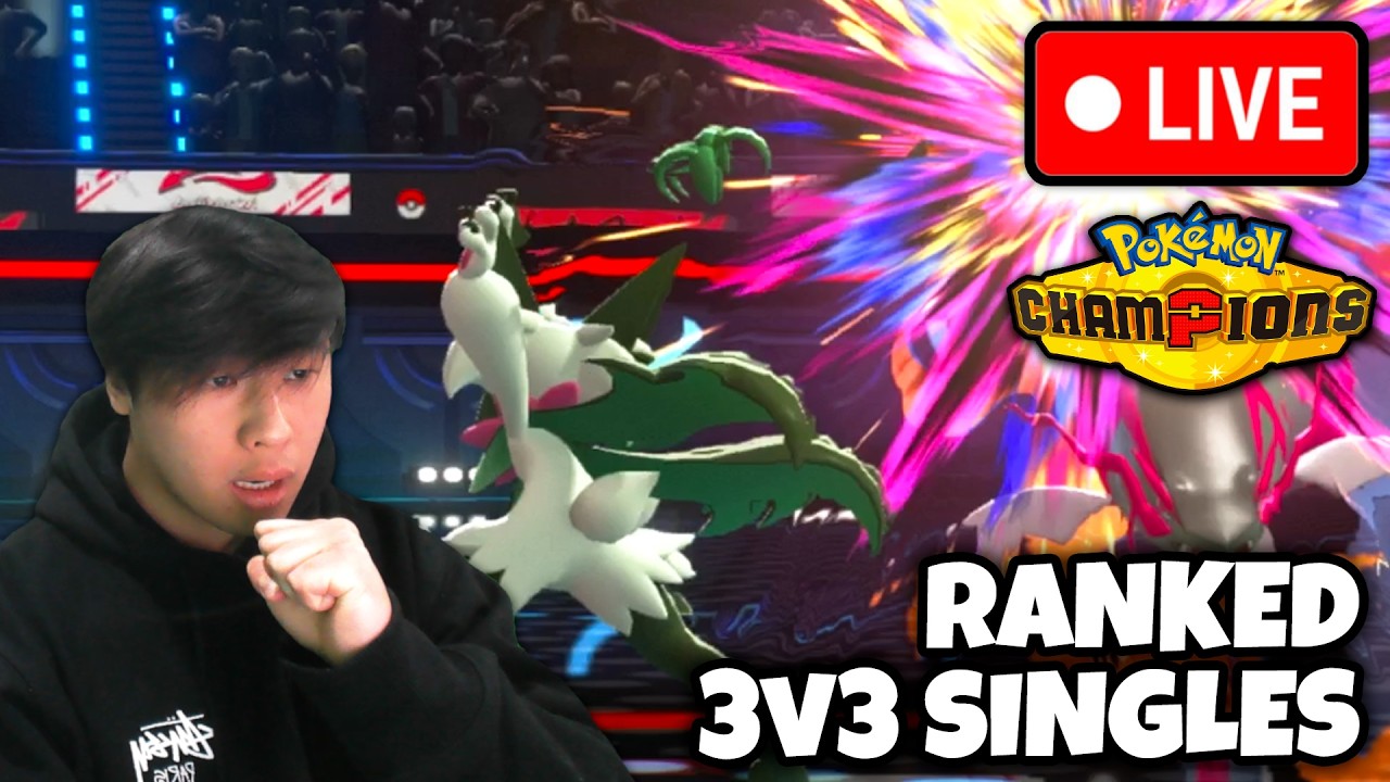 🔴 FEW WINS UNTIL 2000+ MASTER RANK SINGLES 🔴 POKEMON CHAMPIONS SINGLE BATTLES