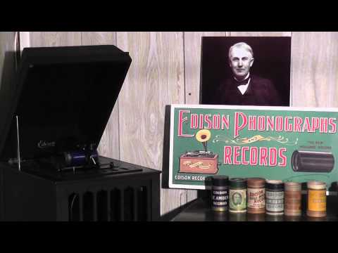 Edison blue amberol cylinder 2104 - Stars & Stripes Forever March by John Phillip Sousa