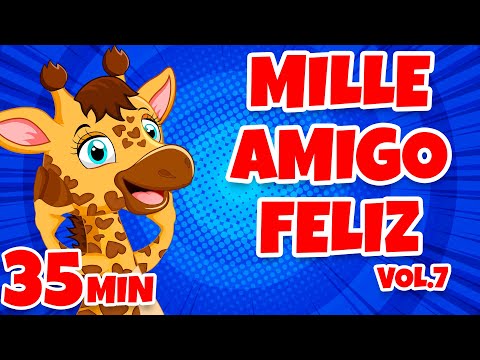 Mille Amigo Feliz Vol. 7 - Giramille 35 min | Desenho Animado Musical