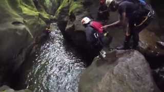 preview picture of video 'GoPro - Extreme Dominica Canyoning 2014'