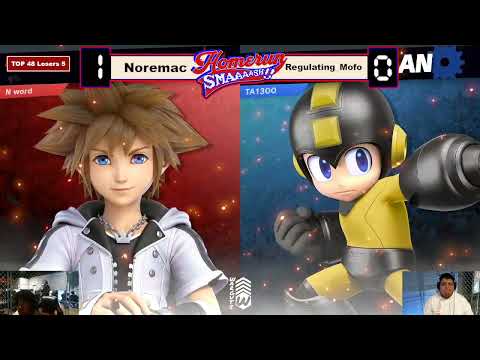 Noremac (Sora) vs Regulating_Mofo (Mega Man) - Losers Round 5 - Homerun Smash 2!