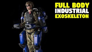 Battery Powered Full Body Exoskeleton Robot That Enhances Human Productivity!