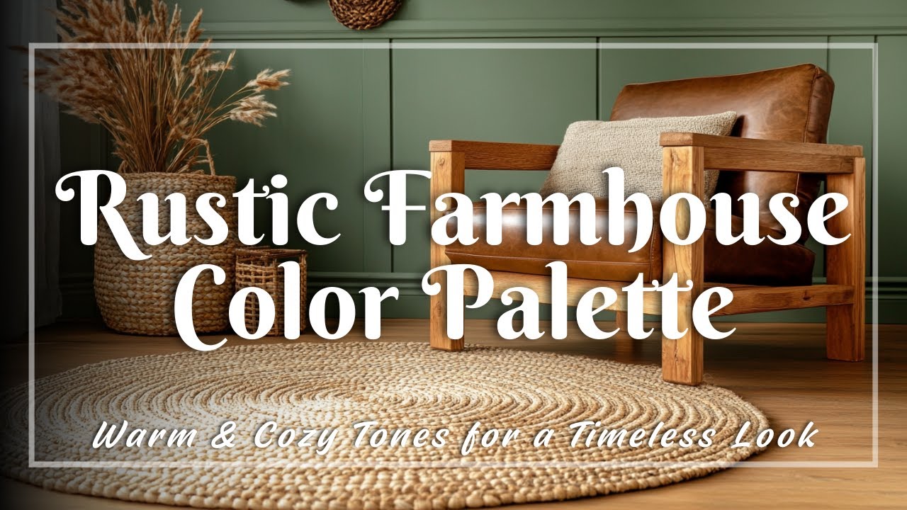 Rustic Farmhouse Color Palette: Warm & Cozy Tones for a Timeless Look.