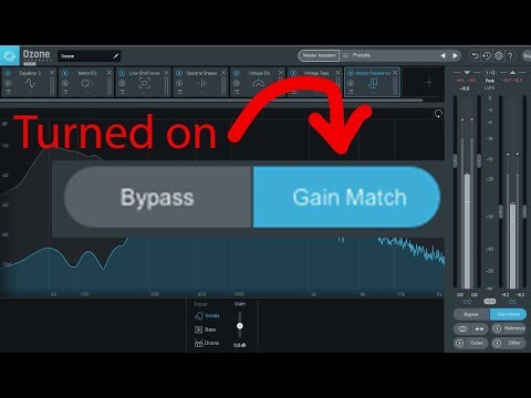 Ozone 9 Review with gain match turned on