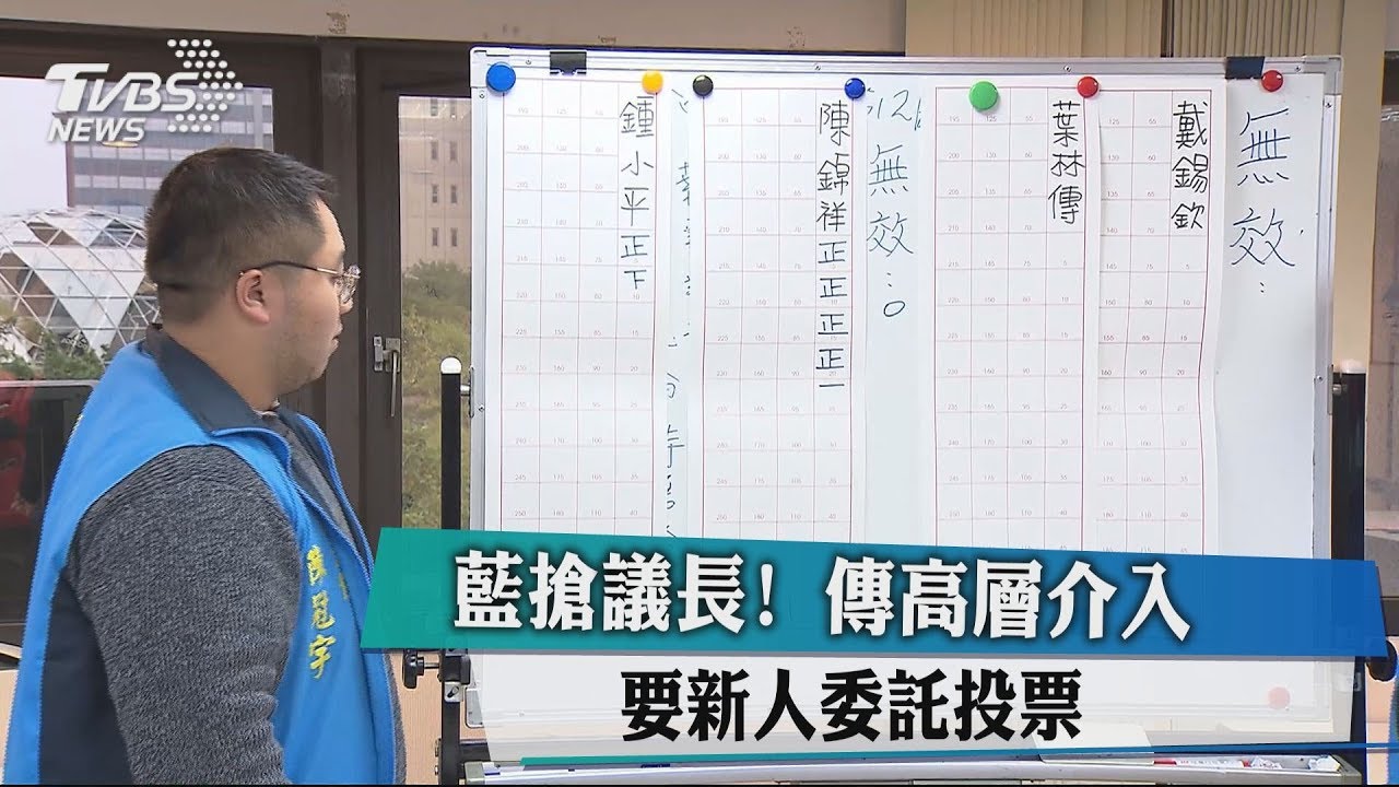 藍搶議長！　傳高層介入要新人委託投票