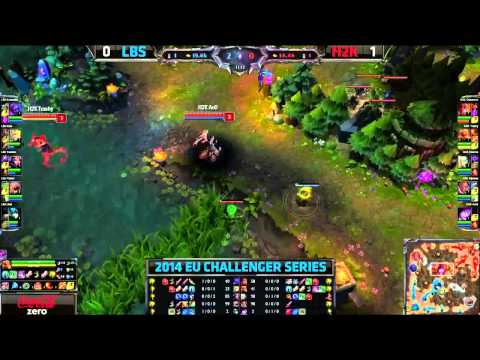 H2K Gaming vs Lublin Shore   Game 2 SemiFinals EU Challenger Summer 2014   H2K vs LBS MUST SEE