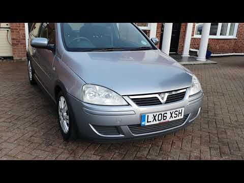 Vauxhall Corsa 1.2 i 16v Active 3dr (a/c) 2006 (06)51,500 miles Petrol Manual Silver 2 owner