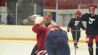 preview picture of video 'Danbury Whalers Tryout Camp:  Zaleski vs Renae'