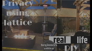 Lattice Privacy DIY - Simple and cheap - Real Life Reviews