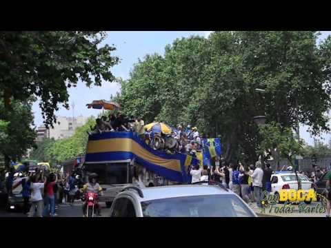 "Salida de la caravana" Barra: La 12 • Club: Boca Juniors